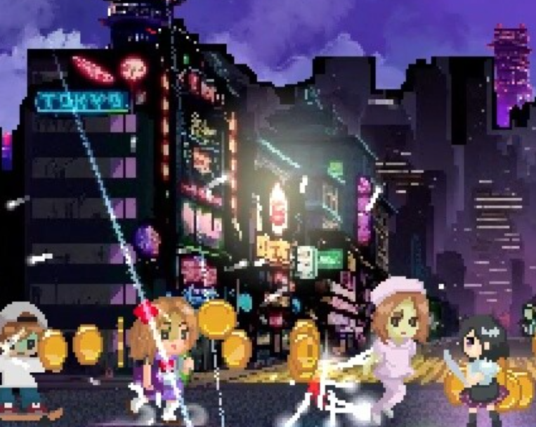 Fight Zombies On Tokyo Waning Moon