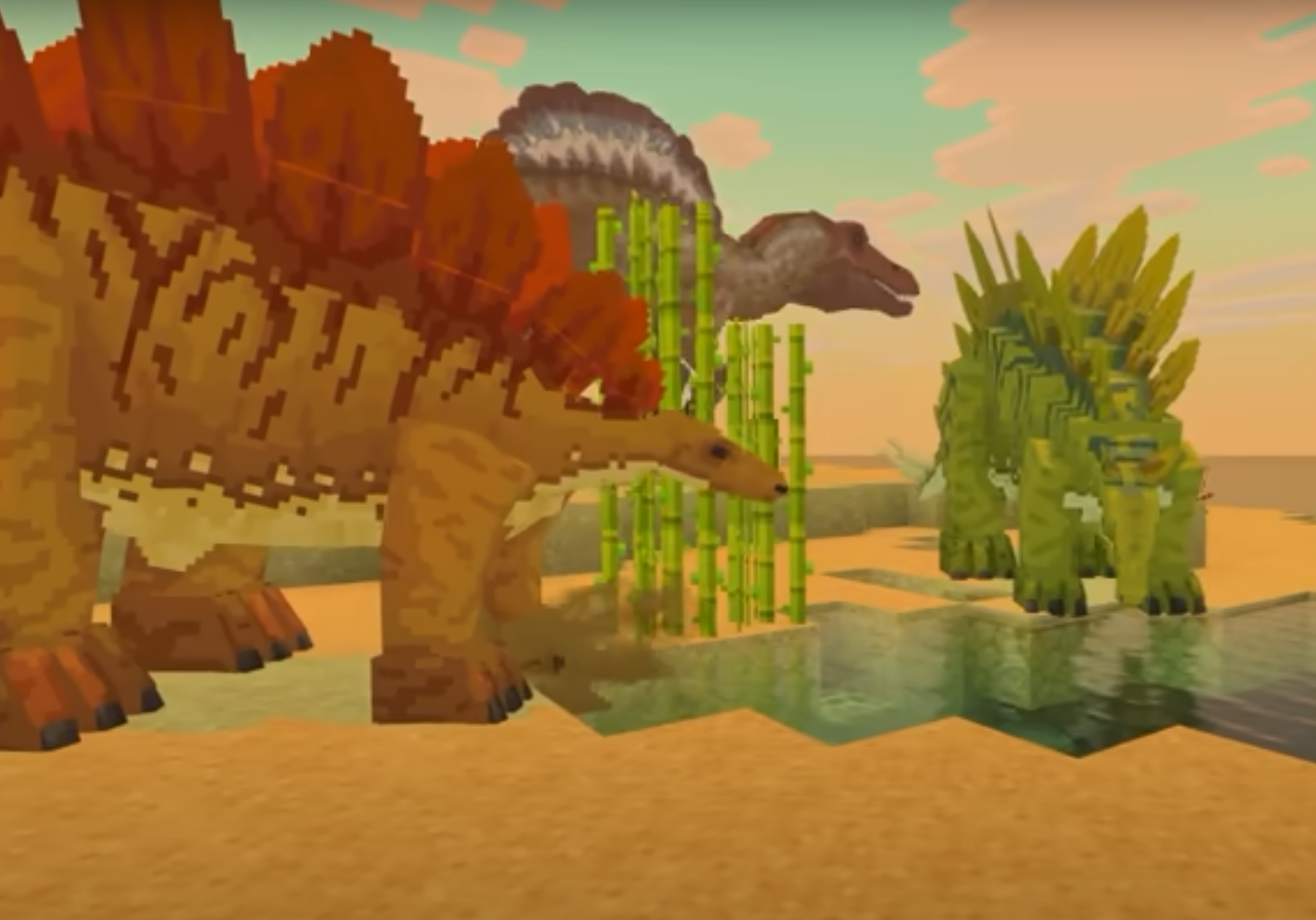 Roar into Adventure: Unleash Dinosaurs with the Minecraft x Jurassic World Add-On!