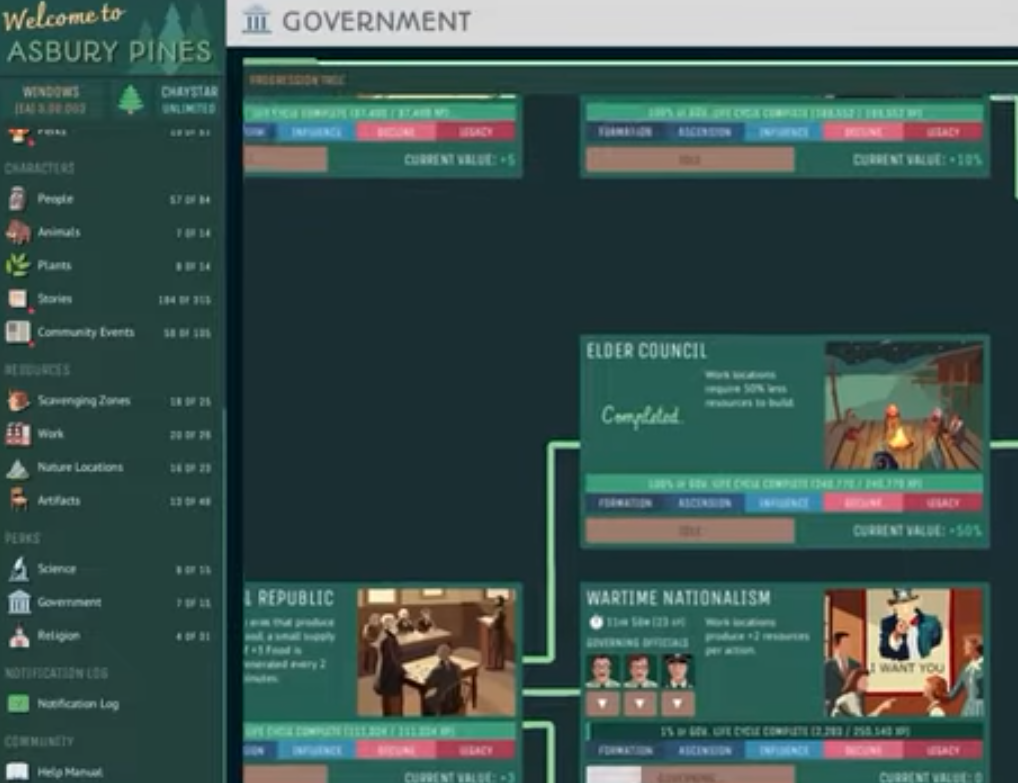 Asbury Pines: The Idler Game Where Time and Mystery Collide