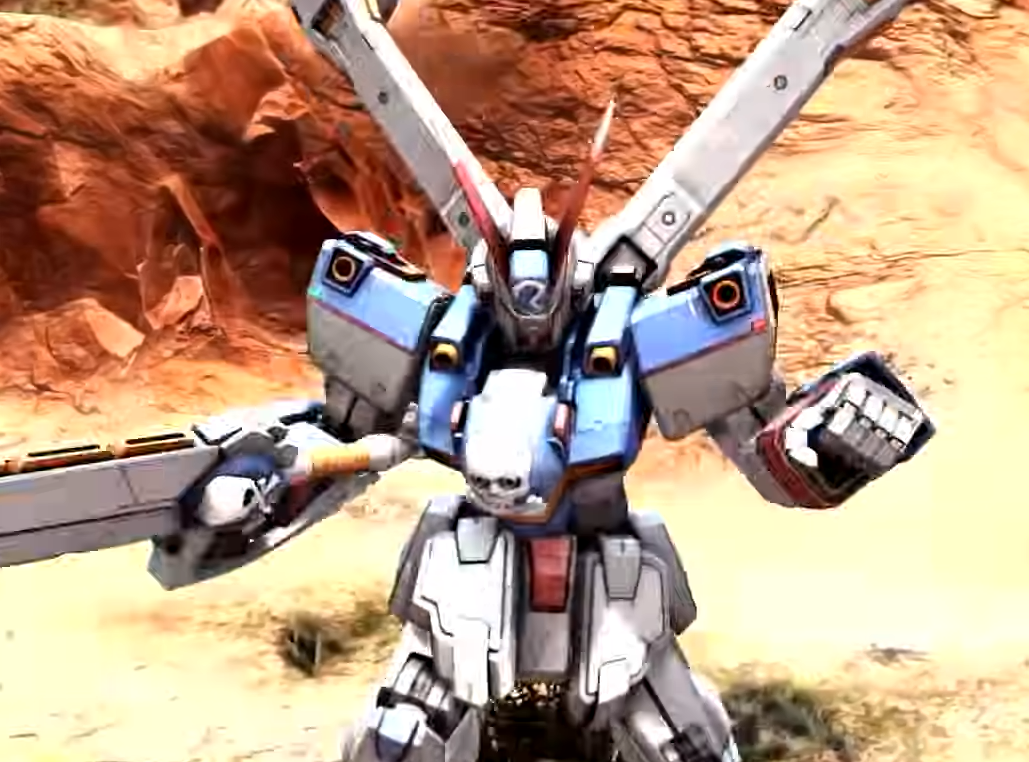 The XM-X3 Crossbone Gundam X-3 makes its debut in Mobile Suit Gundam Battle Operation 2