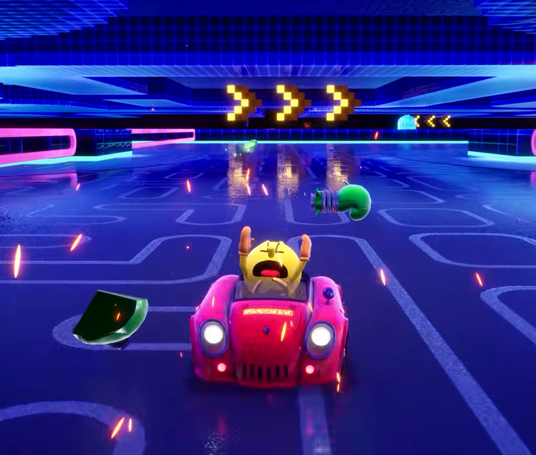 The PAC-MAN Pack just dropped for Sonic Racing: CrossWorlds