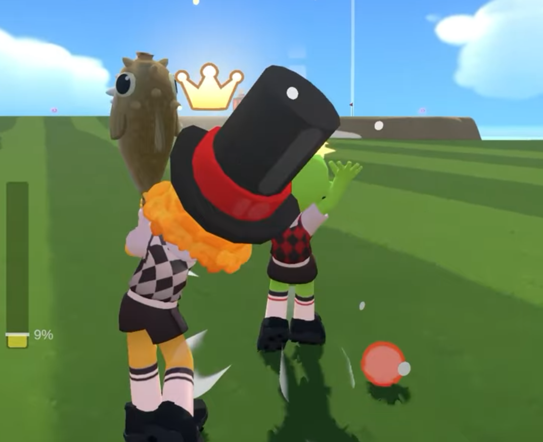 Swing hard. Run fast. Survive the course. Super Battle Golf!