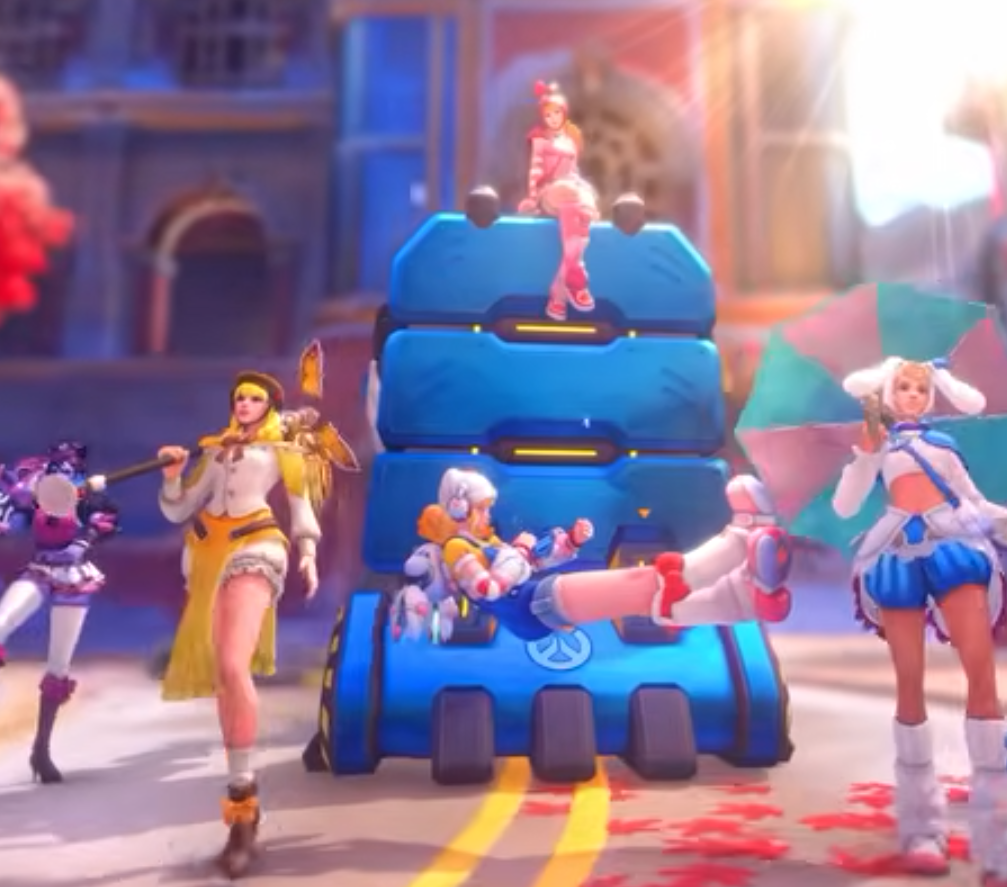 Overwatch now with Hello Kitty and Friends