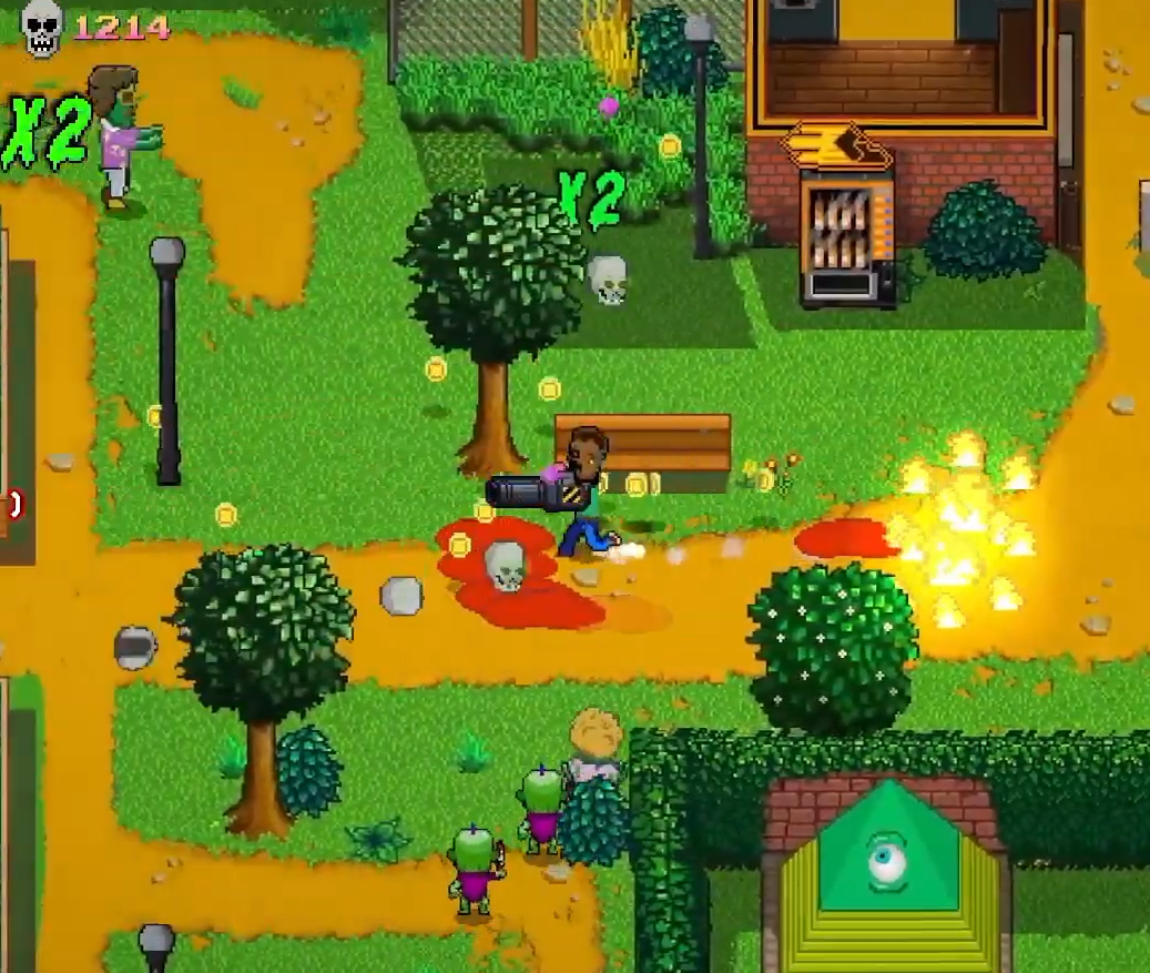 Monsters and Me! Die horribly. Laugh about it.